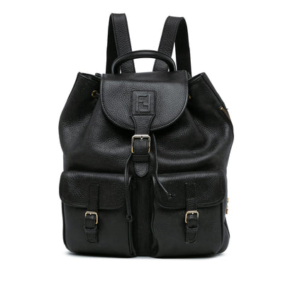 Fendi Leather Drawstring Backpack (SHG-hBWU1r)