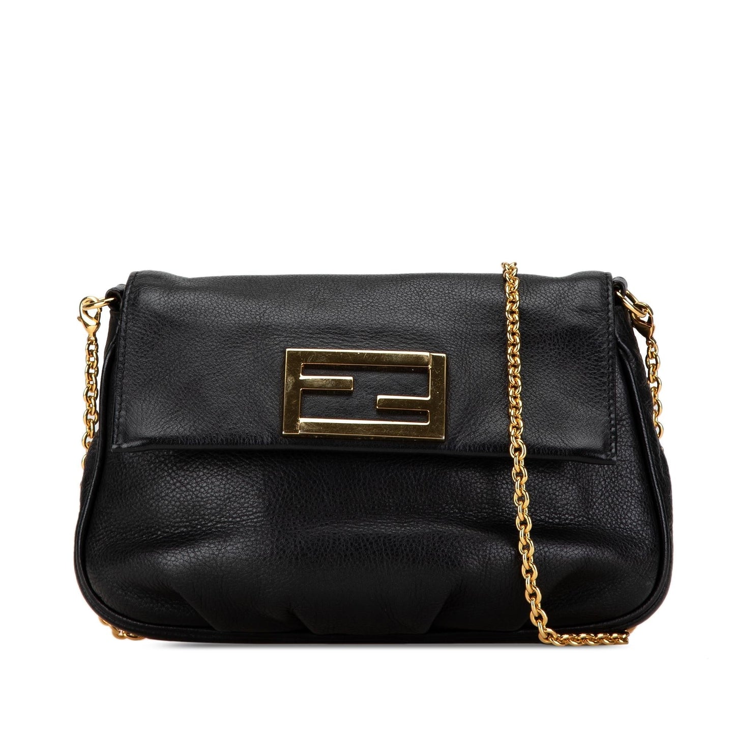 Fendi Leather Fendista Pochette Crossbody Shg-K6Jzoy