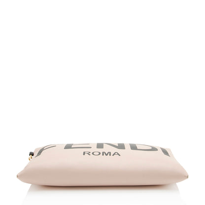 Fendi Spalmati Fila Mania Logo Shopper Tote