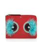Fendi Leather Monster Zip Clutch (SHF-1L3C25)
