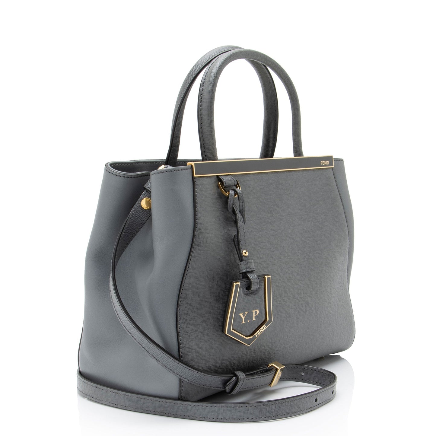 Fendi Tote Leather Red Tote Bag Style 10