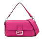 Fendi Baguette Leather Red Shoulder Bag Style 78