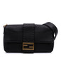 Fendi Leather Selleria Convertible Baguette Satchel