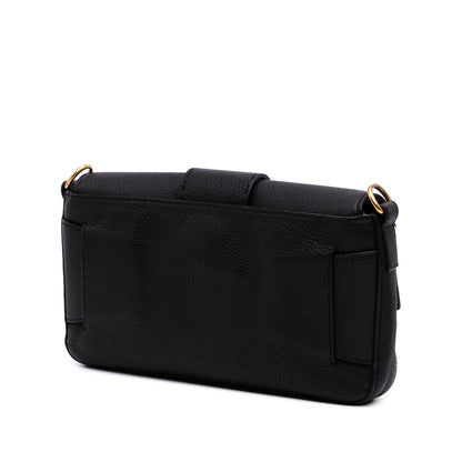 Fendi Leather Selleria Convertible Baguette Satchel
