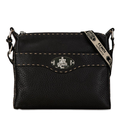 Fendi Leather Selleria Crossbody (SHG-w68jgn)