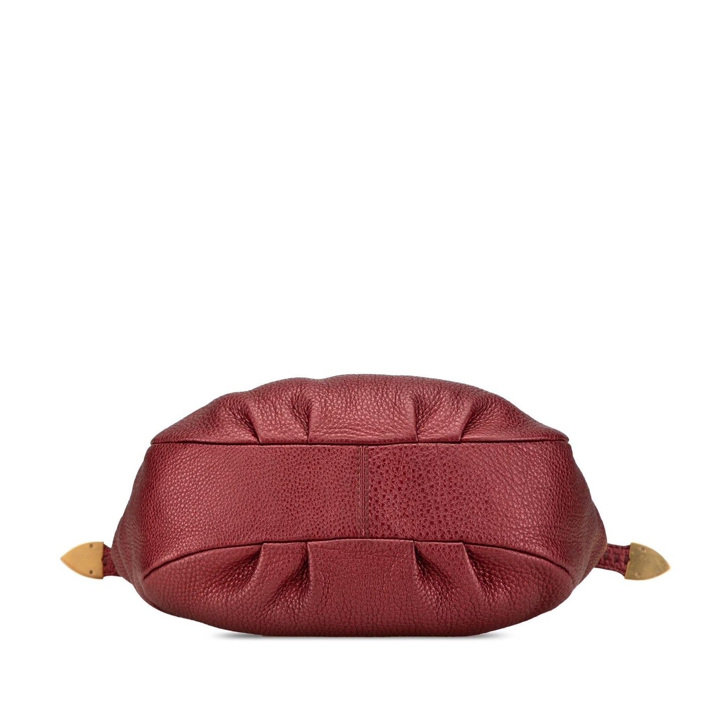 Fendi Baguette Leather Red Shoulder Bag Style 25