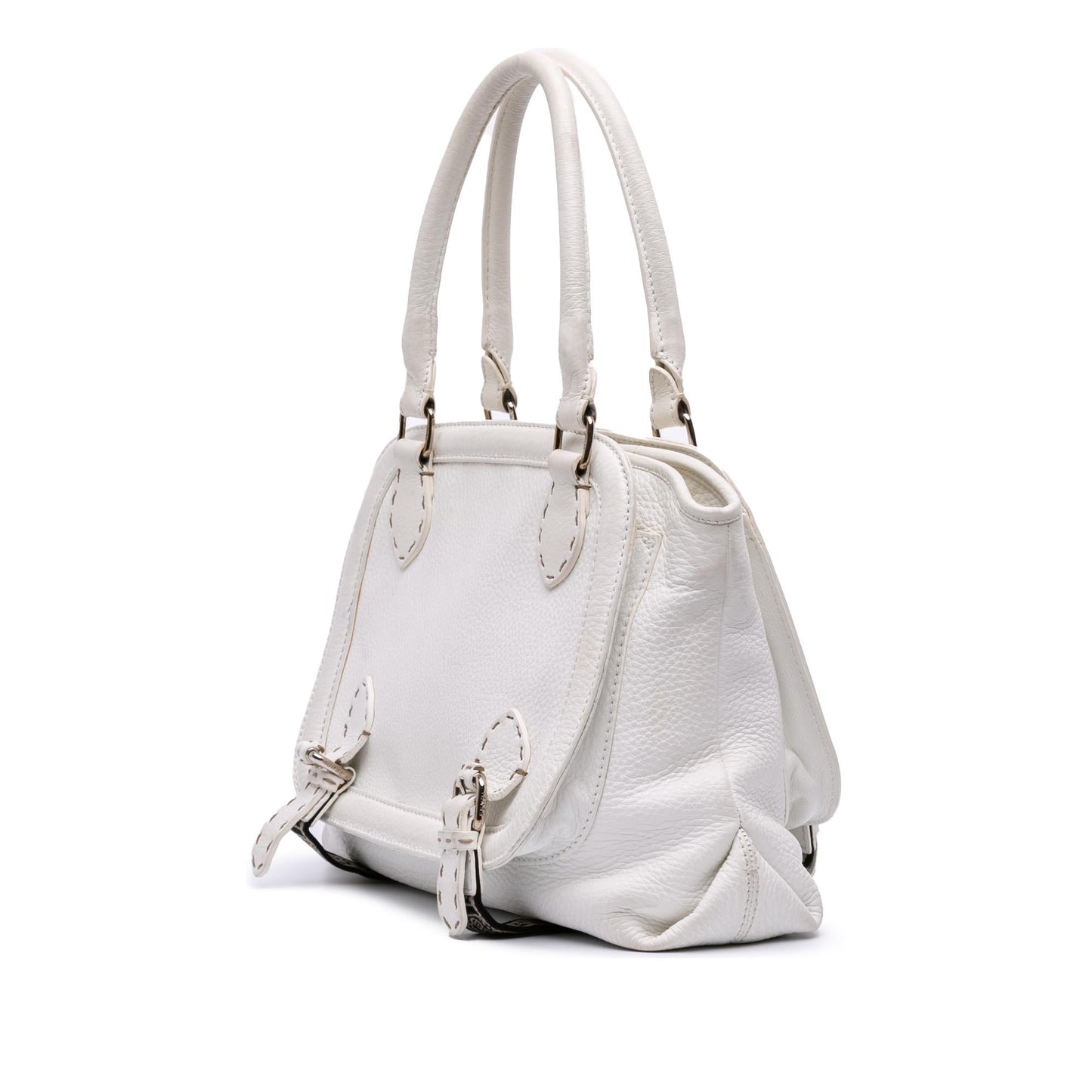 Fendi Leather Selleria Messalina Tote