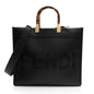 Fendi Leather Sunshine Medium Shopper Tote (SHF-YNCjlf)