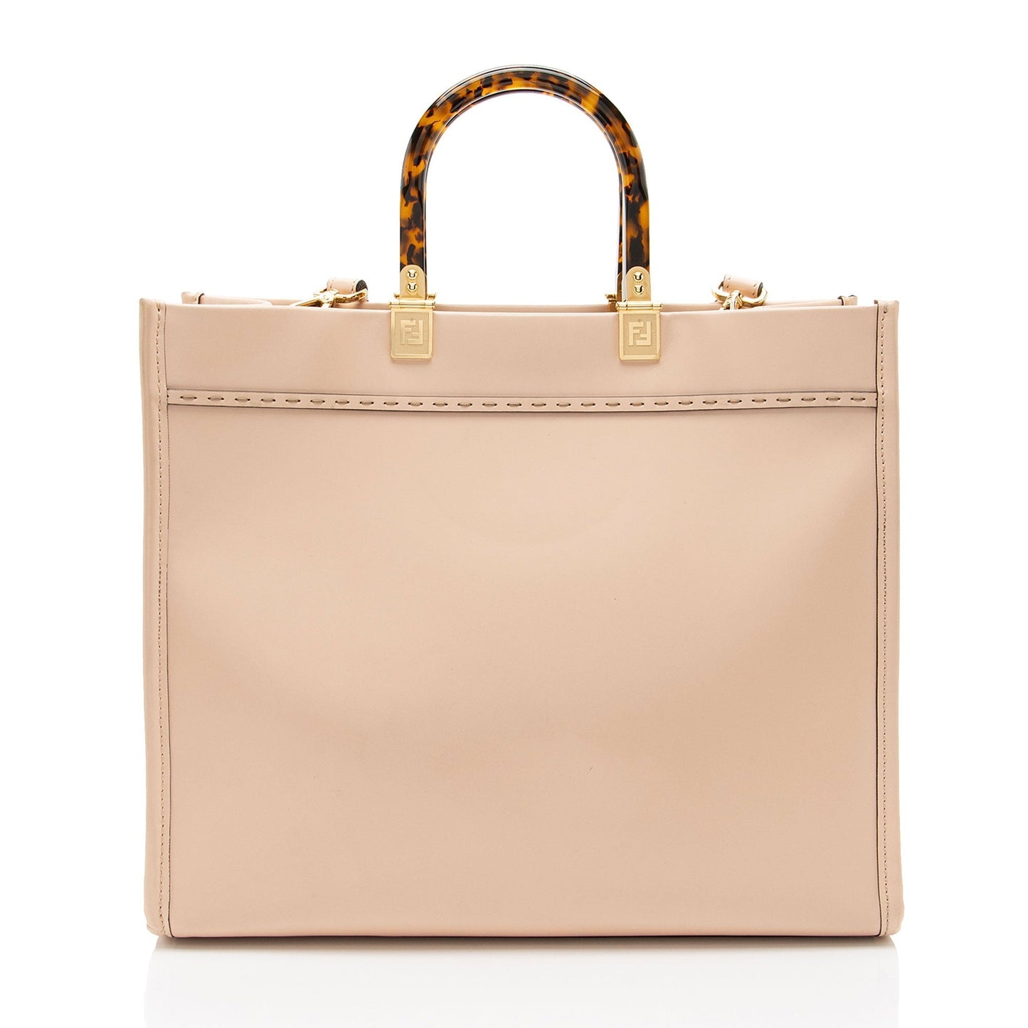 Fendi Leather Sunshine Medium Shopper Tote