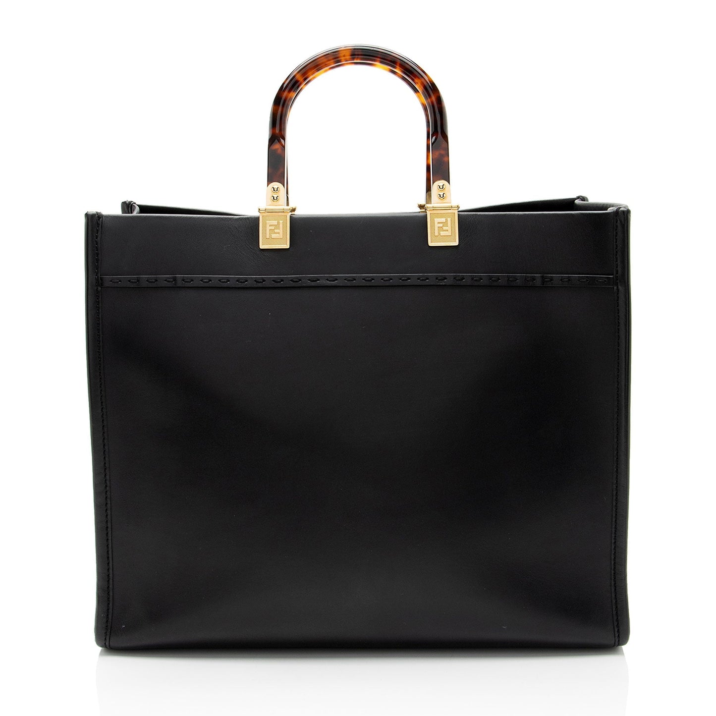 Fendi Leather Sunshine Medium Shopper Tote