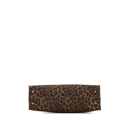 Fendi Leopard Print Canvas Tote Shg-Dcrzfo
