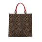 Fendi Leopard Print Canvas Tote Shg-Dcrzfo
