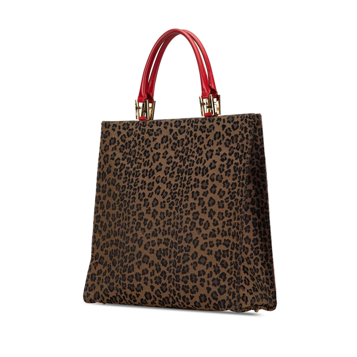 Fendi Leopard Print Canvas Tote Shg-Dcrzfo
