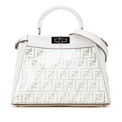 Fendi Limited Edition Medium Pvc Peekaboo Satchel
