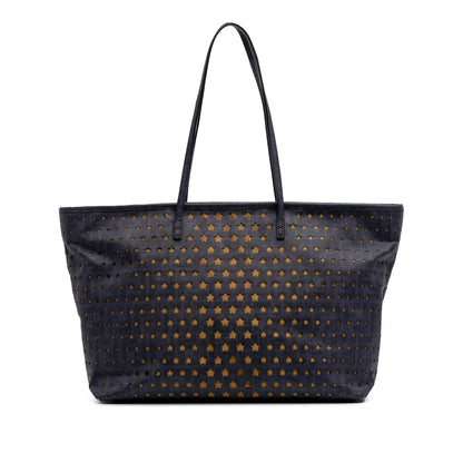 Fendi Roll Canvas Red Tote Bag Canvas