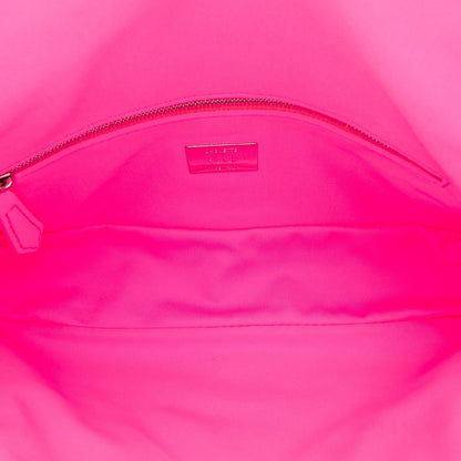 Fendi Baguette Canvas Red Tote Bag Canvas