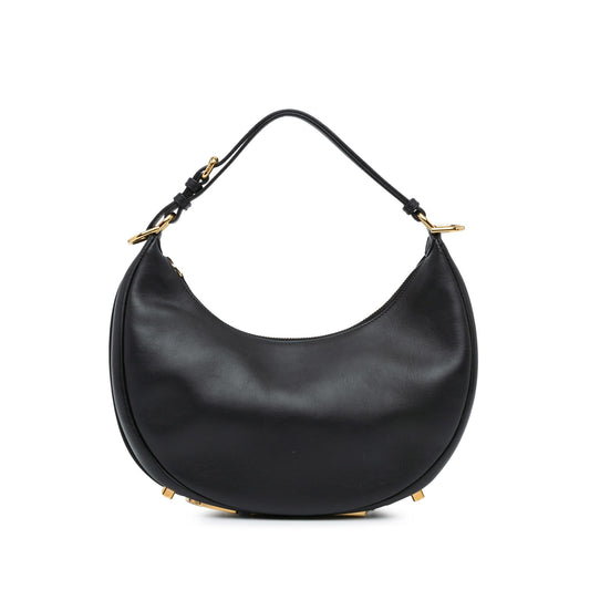 Fendi Fendigraphy Leather Red Shoulder Bag