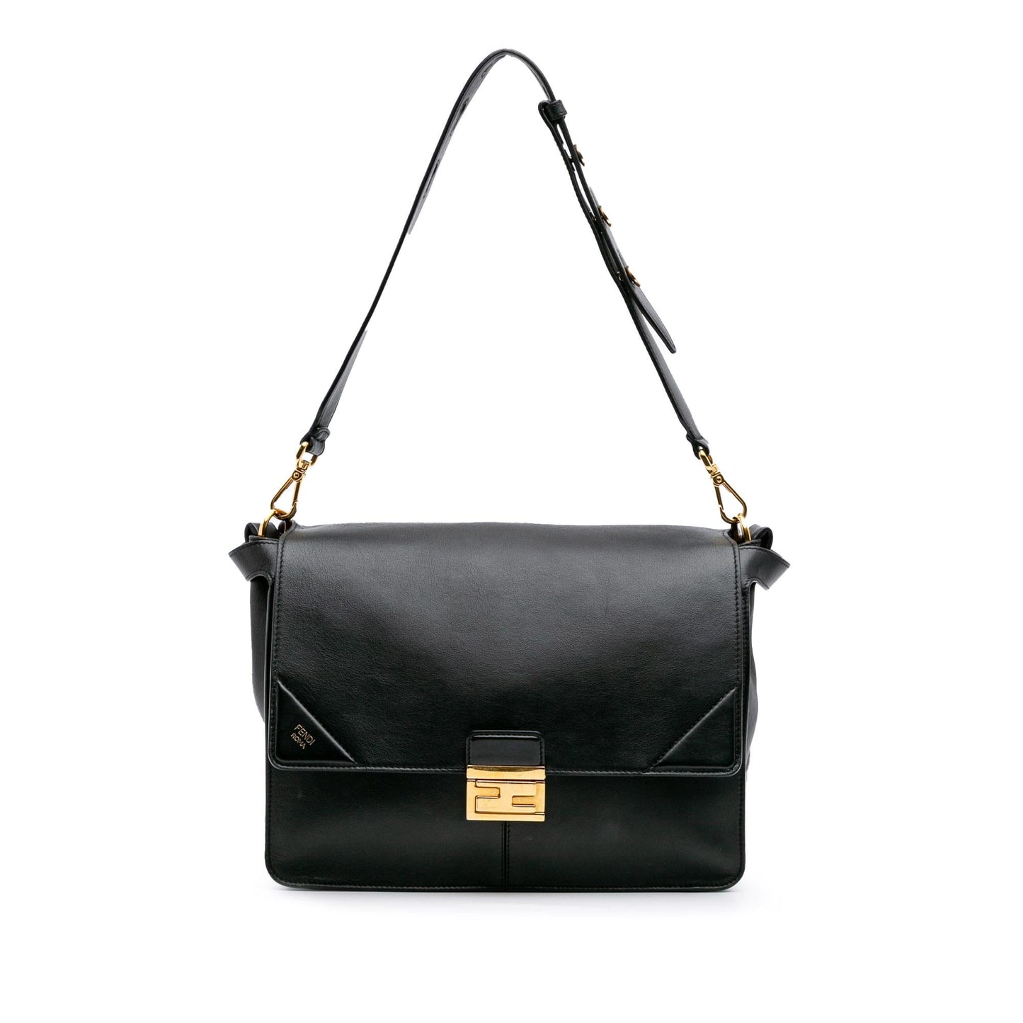 Fendi Kan U Leather Red Shoulder Bag