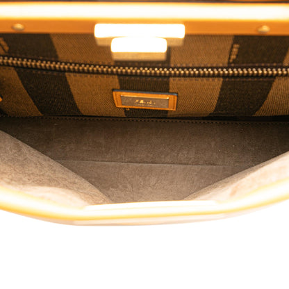 Fendi Peekaboo Leather Red Crossbody