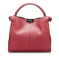Fendi Peekaboo Leather Red Handbag Style 5
