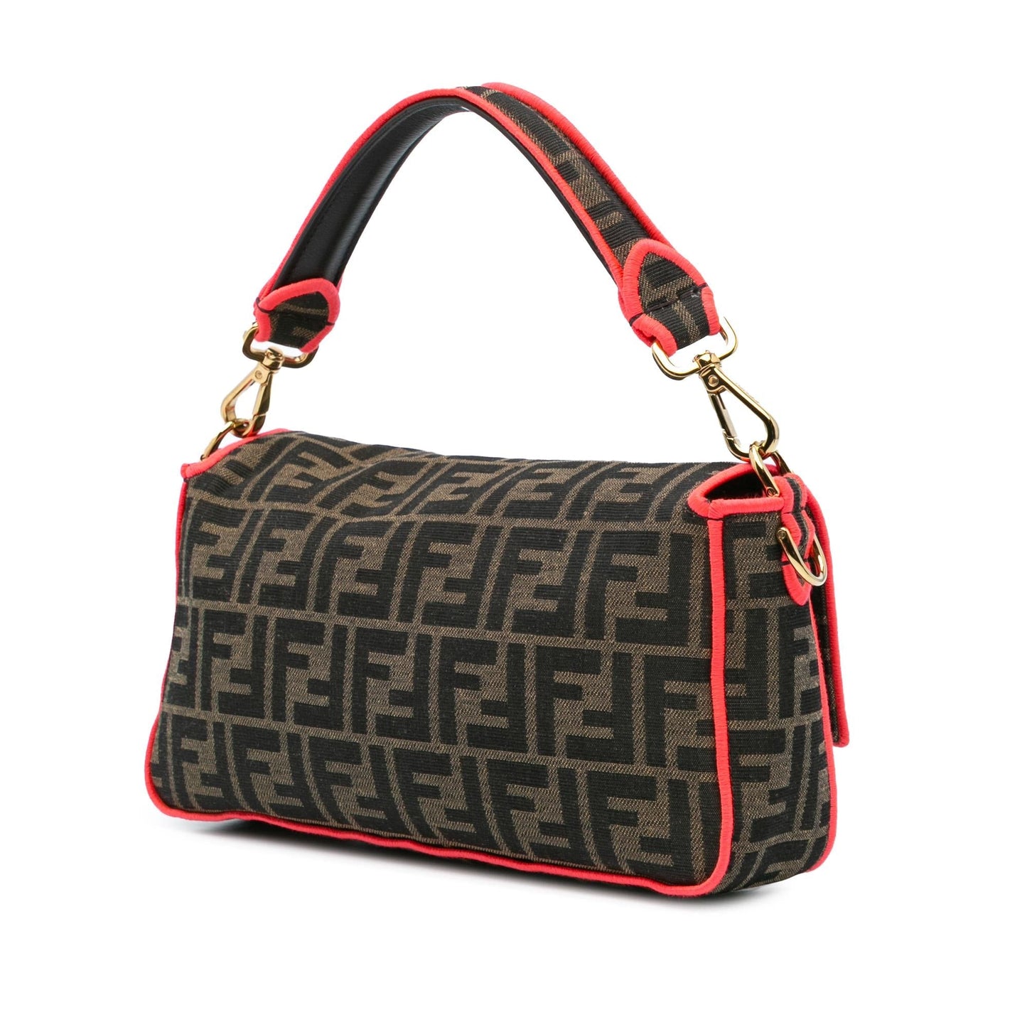 Fendi Baguette Zucchino Red Shoulder Bag Style 2