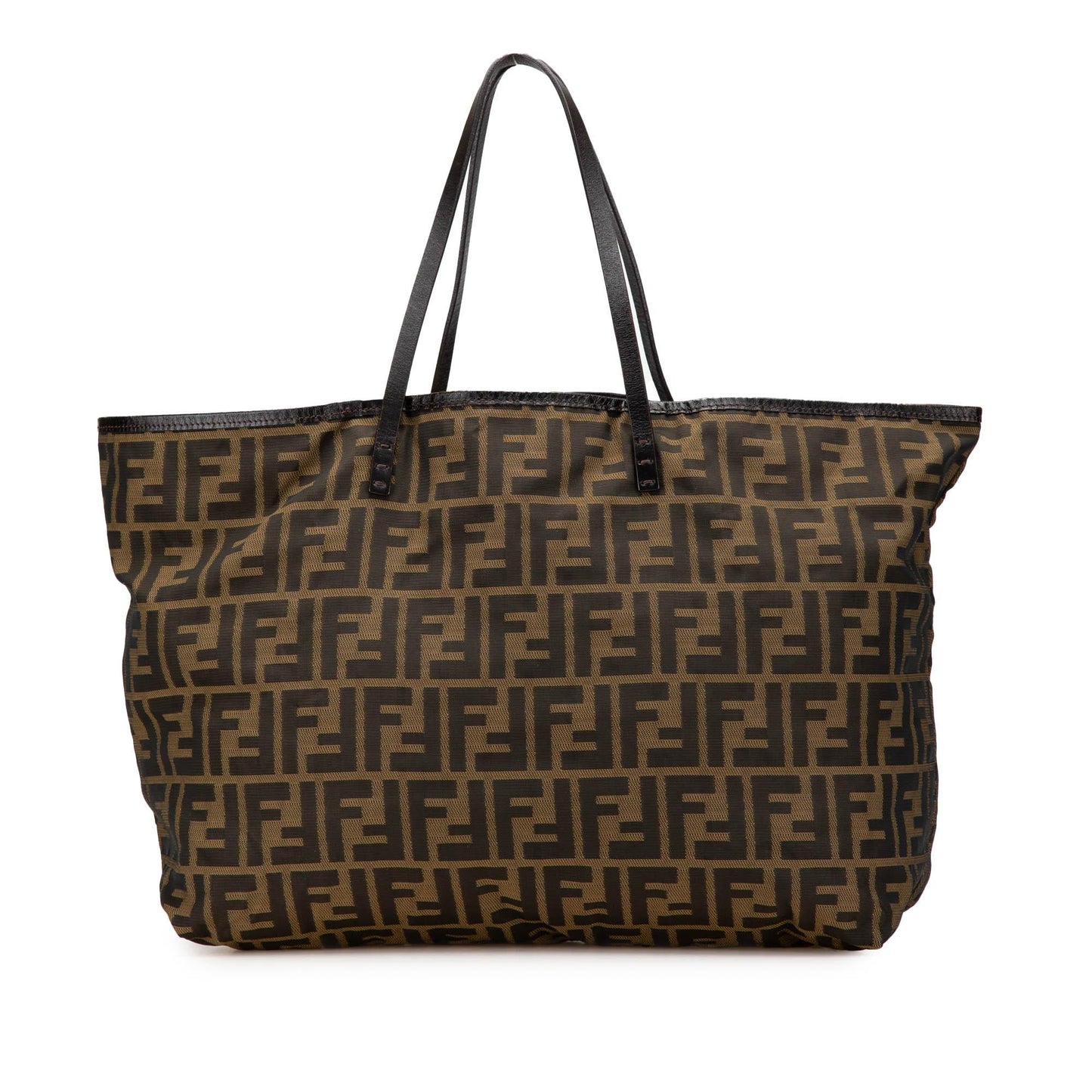 Fendi Medium Zucca Canvas Roll Tote