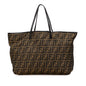 Fendi Medium Zucca Canvas Roll Tote