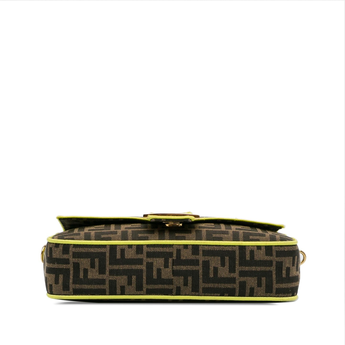 Fendi Medium Zucca Fluo Trim Baguette Satchel (SHG-jS2nD7)