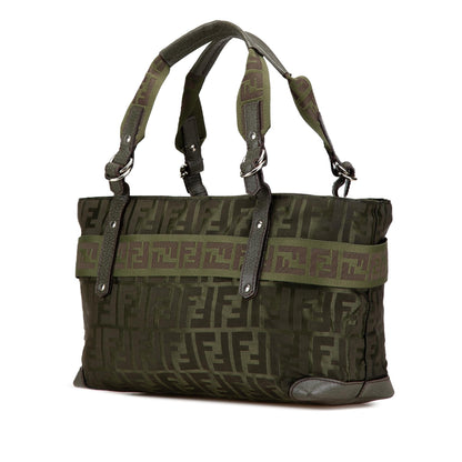 Fendi Vitello Grace Zucca Embossed Leather Backpack