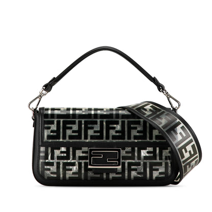 Fendi Baguette Leather Red Shoulder Bag Style 85