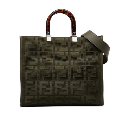 Fendi Medium Zucca Sunshine Shopper Tote