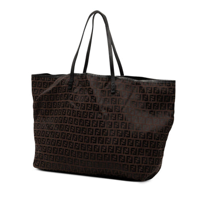 Fendi Medium Zucchino Canvas Roll Tote