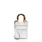Fendi Metallic Leather Sunshine Mini Shopper Tote