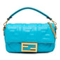 Fendi Mini Embossed Zucca Baguette Satchel