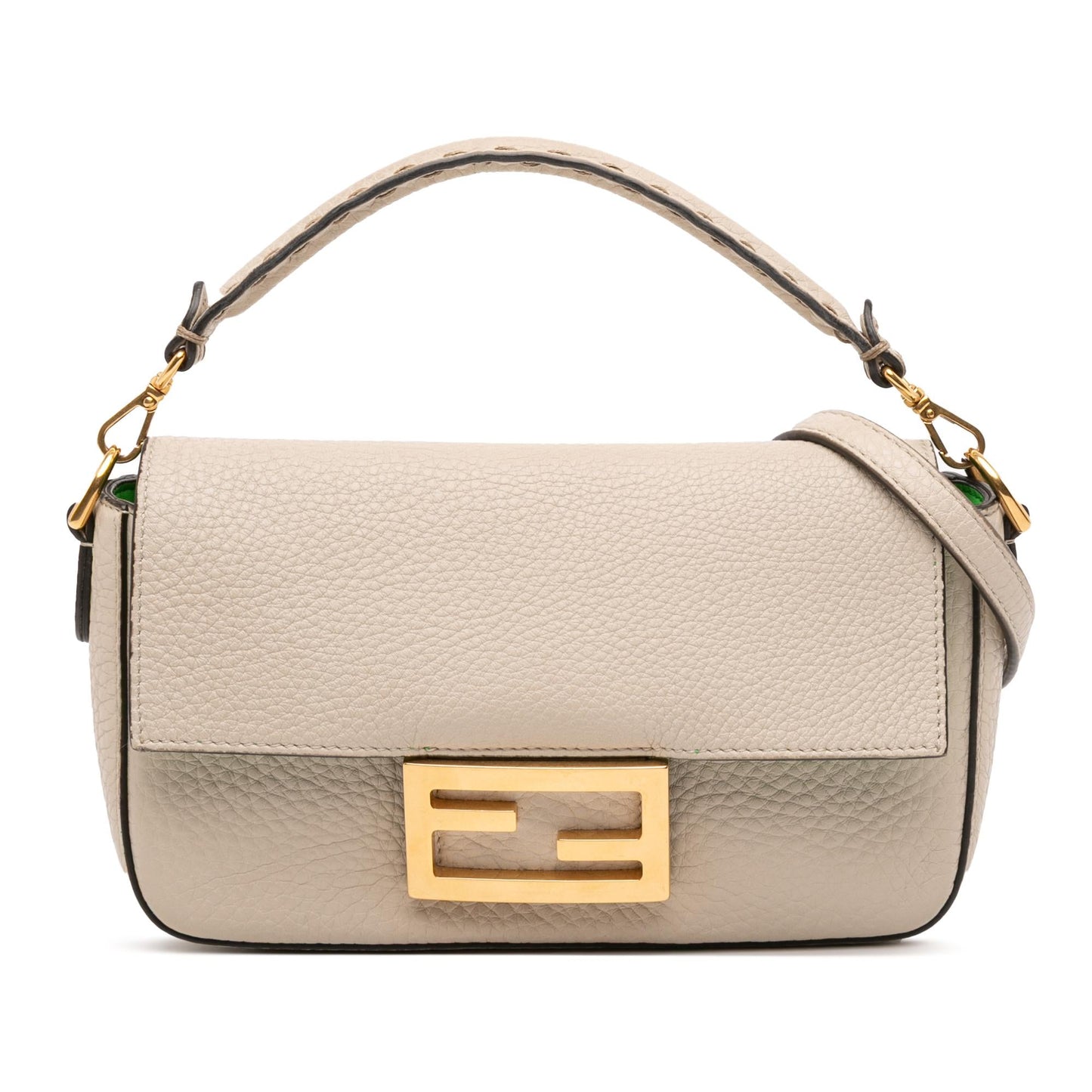 Fendi Baguette Leather Red Shoulder Bag Style 89