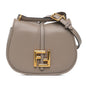 Fendi Mini Leather C Mon Crossbody Leather