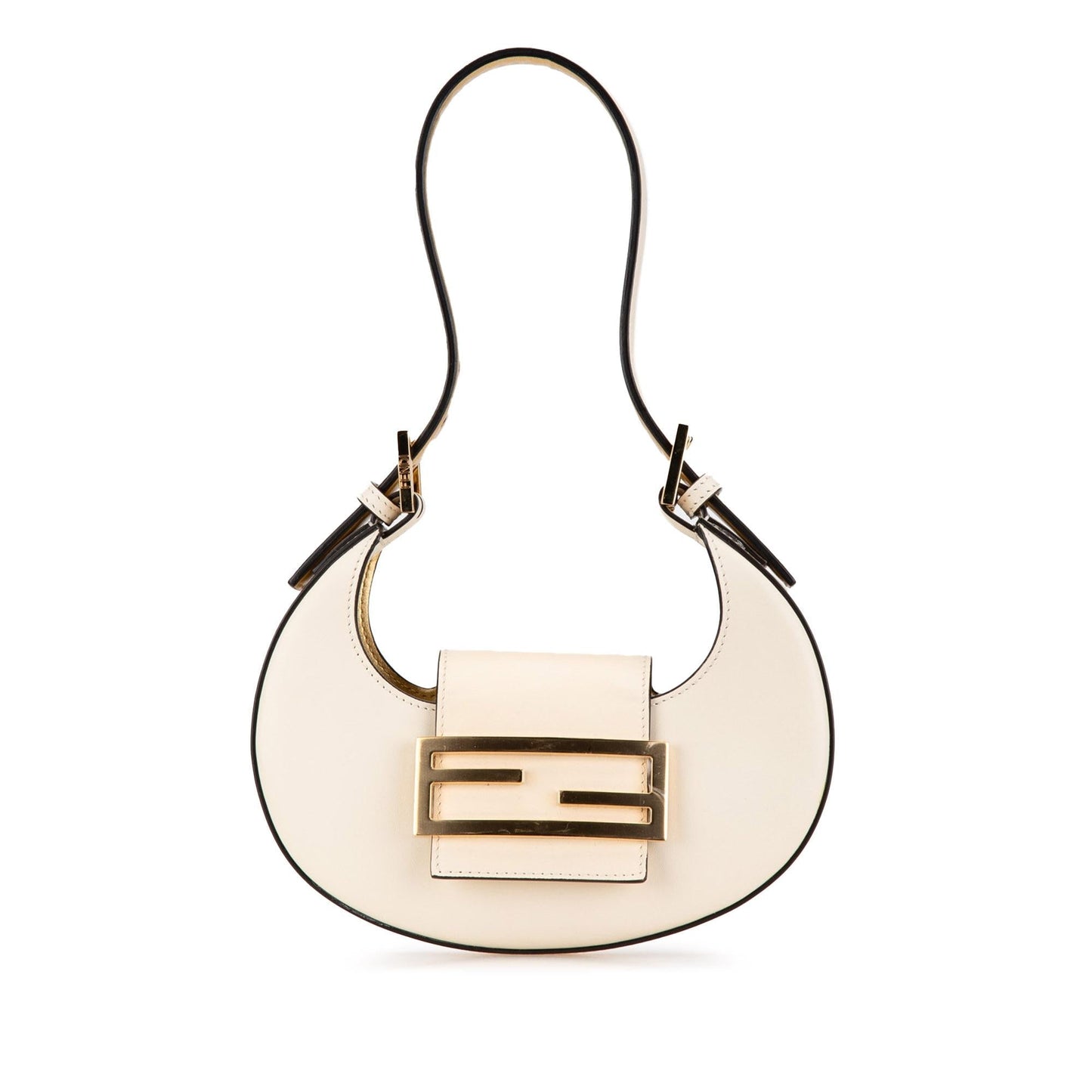 Fendi Mini Leather Cookie Hobo Shg-Qpv5Q0
