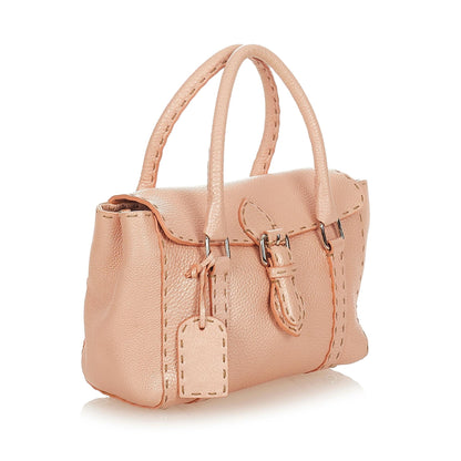Fendi Mini Selleria Linda Leather Handbag (SHG-26701)