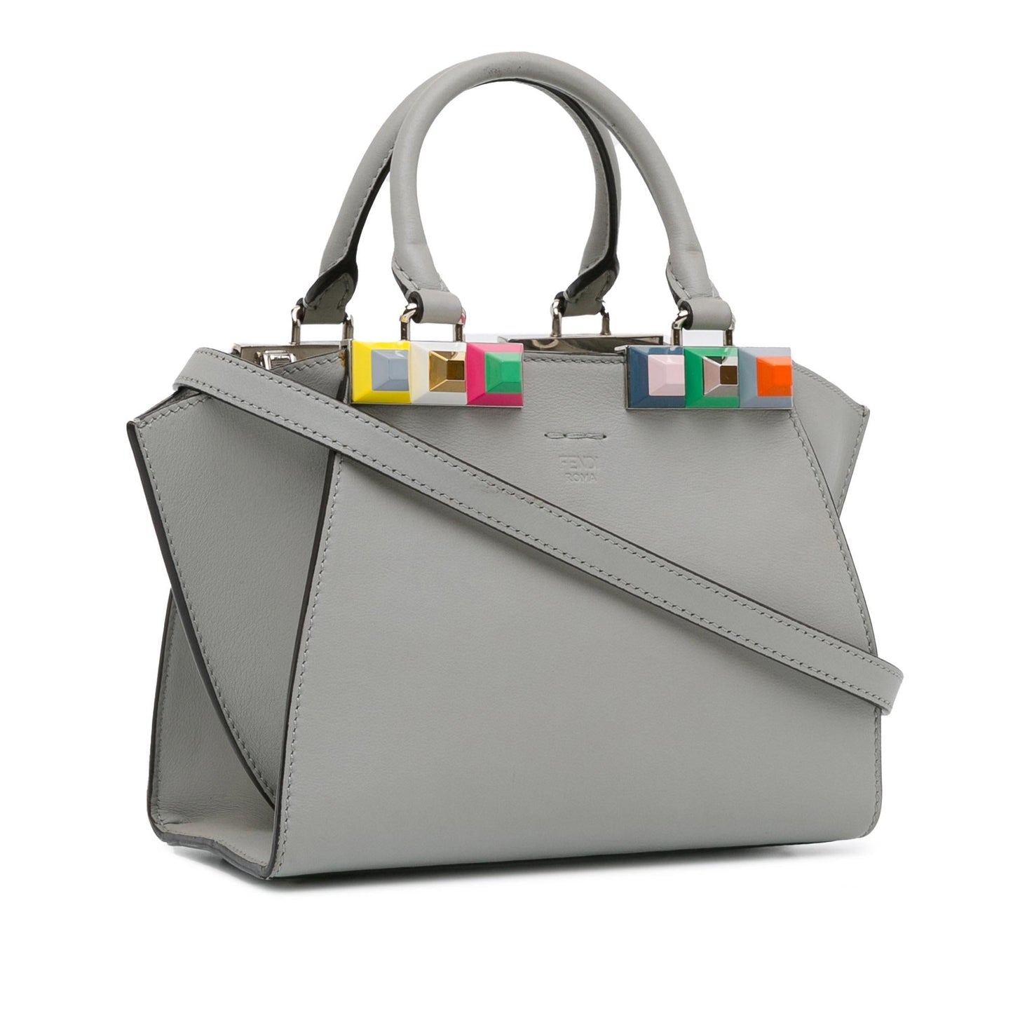 Fendi Mini Studded 3Jours Satchel (SHG-KfNV2c)