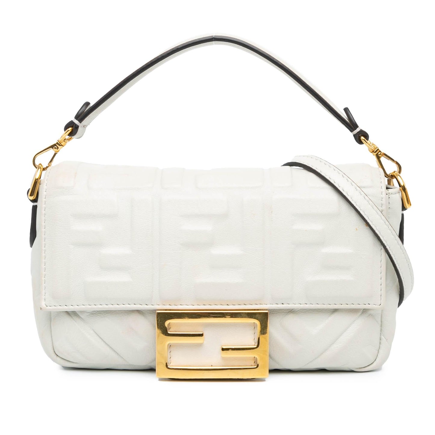 Fendi Baguette Leather Red Shoulder Bag Style 17