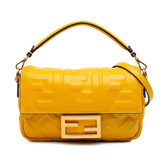 Fendi Baguette Zucchino Red Shoulder Bag Style 4