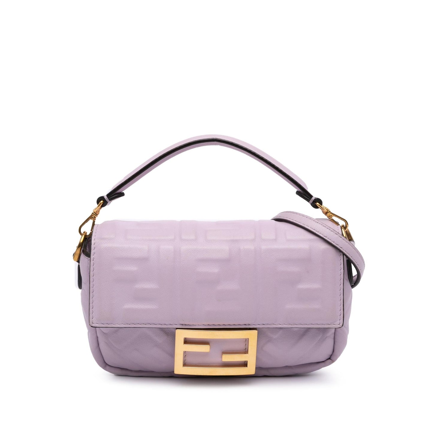Fendi Baguette Leather Red Shoulder Bag Style 21