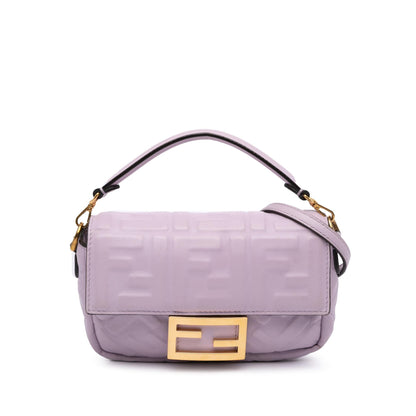 Fendi Baguette Leather Red Shoulder Bag Style 21