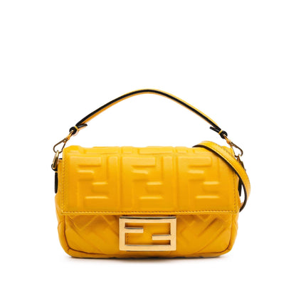 Fendi Baguette Leather Red Shoulder Bag Style 29