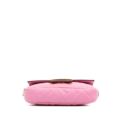 Fendi Baguette Leather Red Shoulder Bag Style 55