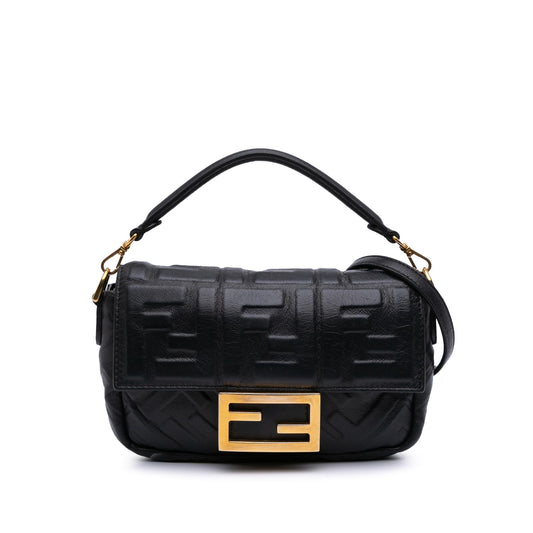 Fendi Baguette Leather Red Shoulder Bag Style 48