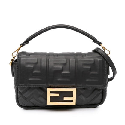 Fendi Baguette Leather Red Shoulder Bag Style 86