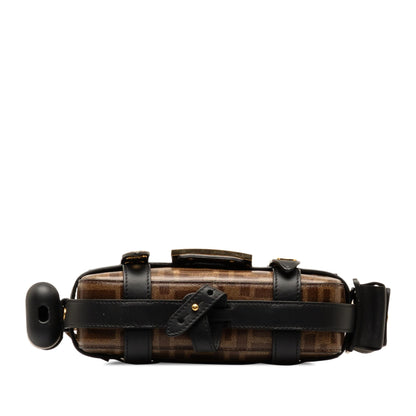 Fendi Mini Zucca Glazed Fabric Cage Baguette (SHG-jAfJja)