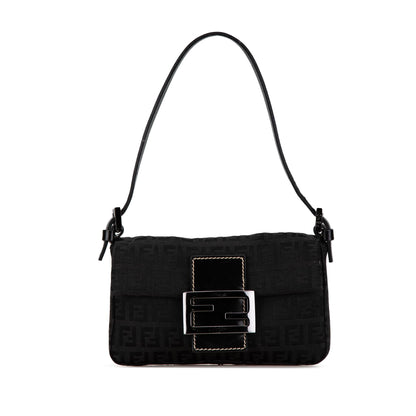 Fendi Mini Zucchino Canvas Baguette Shg-Mdjwam