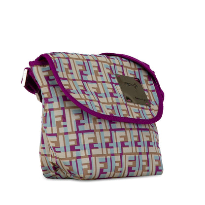 Fendi Multicolor Zucca Nylon Crossbody (SHG-5MQTj2)